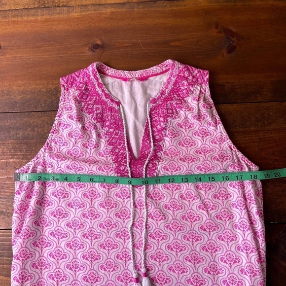 Joules Pink Daisy Foulard Oriella Shift Dress Womens US 6 Sleeveless Embroidered - Picture 7 of 8